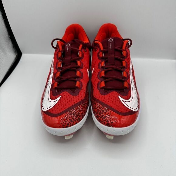 Nike Alpha Huarache React Elite 4 Low 8,8.5,9.5,10,12,13,14 Cleats DJ6521-616 - Picture 3 of 5